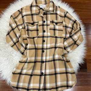 New🌿Lucky Brand Oversized Shirt Jacket